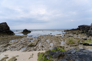 Aharen Cape in Tokashiki island, Okinawa, Japan