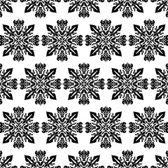 geometric cool abstract floral pattern