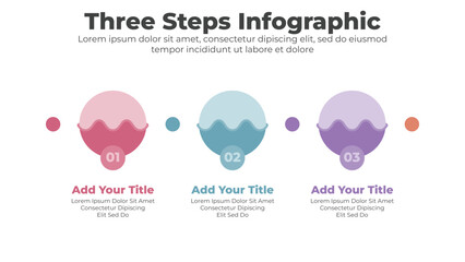 Modern timeline diagram and infographic template for business