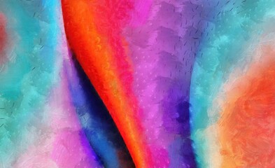abstract colorful background from watercolor paints of different colors and sizes. Hand-painted background. Illustration. colored grunge texture chaotic brush strokes and paint