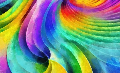 abstract background with rainbow colors, design element for greeting cards and banners and posters