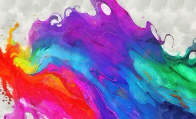 Abstract watercolor background. Hand-drawn illustration for your design. - 599828390