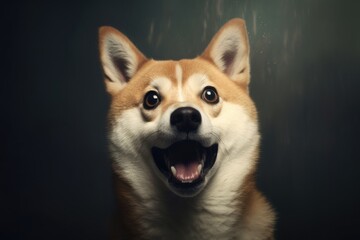 Surprised Shiba Inu