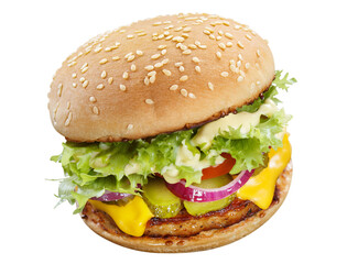 Deilicious burger cut out
