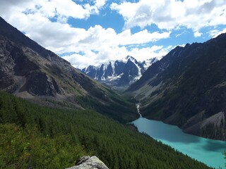 Shavlinsky lakes, Republic of Altai, Russia.