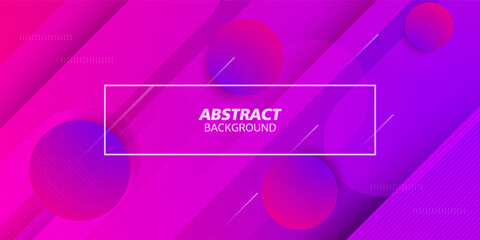 Abstract dynamic colorful pink and purple gradient illustration background with 3d look shadow purple simple pattern. Futuristic design and luxury.Eps10 vector