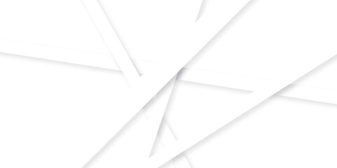 White paper plane geometric triangle shapes and white light grey seamless business technology concept.