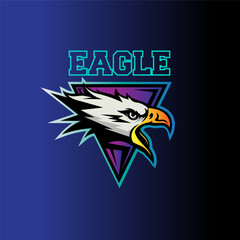 logo eagle head vector illustration