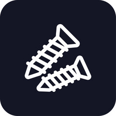 Bolt construction icon with black filled line outline style. fast, speed, isolated, abstract, black, danger, graphic. Vector Illustration