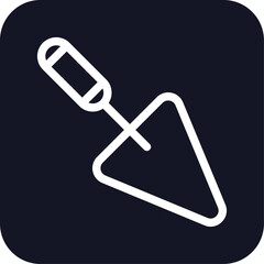 Tool construction icon with black filled line outline style. equipment, options, workshop, mechanical, computer, engineer, set. Vector Illustration