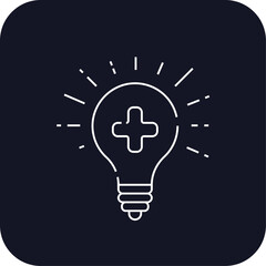 Healthcare digital healthcare icon with black filled line outline style. lined, insurance, graphic, technology, linear, business, diagnosis. Vector Illustration