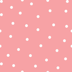 Polka Dot Pattern, Seamless Background