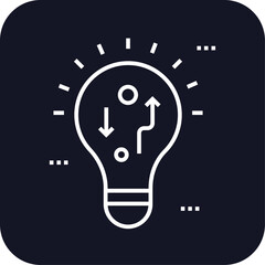 Agile crisis management icon with black filled line outline style. developing, background, team, management, set, product, life. Vector Illustration