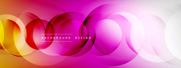 Abstract background - geometric composition created with lights and shadows. Technology or business digital template