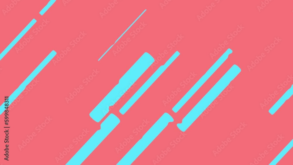 Poster two color abstract video background or screensaver. rendering animation.