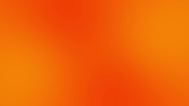 Orange gradient background. Animation of abstract texture