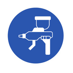 Water gun Color Vector Icon which can easily modify

