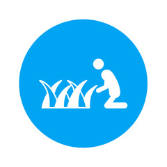 Plantation Color Vector Icon which can easily modify

