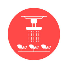 Water supplier Color Vector Icon which can easily modify

