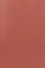 terracotta genuine calfskin. leather texture background