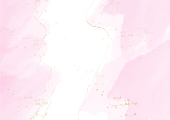 Abstract pink watercolor background.Hand painted watercolor. vector