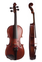 Fototapeta premium violin isolated on white background