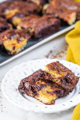 Banana Pudding Brownies