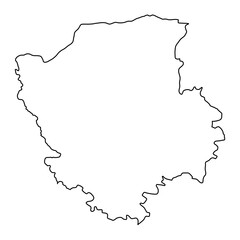 Obraz premium Volyn oblast map, province of Ukraine. Vector illustration.