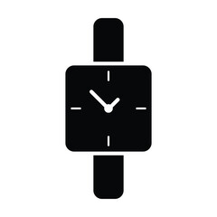 watch icon, clock vector, time illustration