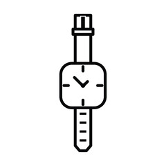 watch icon, clock vector, time illustration