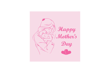Happy mothers day poster design templates