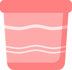 Pink pot plant tree icon PNG