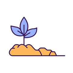 Farming Color Vector Icon which can easily modify

