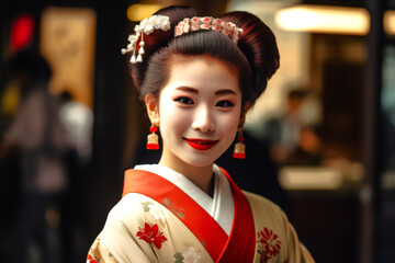 日本の京都の舞妓