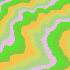 Seamless curved lines abstract vector background multicolored gradient soft illustration Color bands for wallpaper, backgrounds, wrapping paper, backdrops, pillows, blankets, rugs, curtains, posters, 