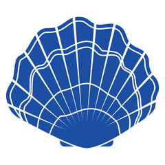 Sea shell sink silhouette. Ocean exotic underwater seashell conch aquatic mollusk, sea spiral snail, marine starfish collection. Tropical beach shells nature aquatic water flat design illustration