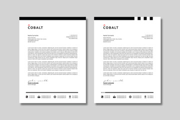 Modern Professional Letterhead Template