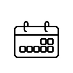 calendar sign symbol vector