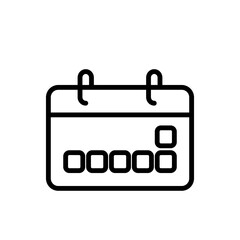 calendar sign symbol vector