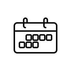 calendar sign symbol vector