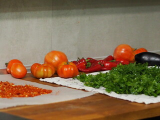 Suszenie jesiennych warzyw Drying autumn vegetables