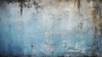 abstract grunge texture blue navy dark stucco wall background. AI generative