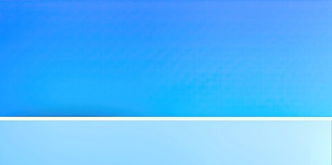 Empty blue table for product with blue wall background.