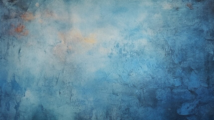 Obraz premium abstract grunge texture blue navy dark stucco wall background. AI generative