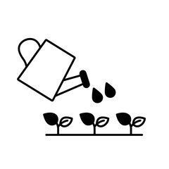 Drip irrigation Color Vector Icon which can easily modify

