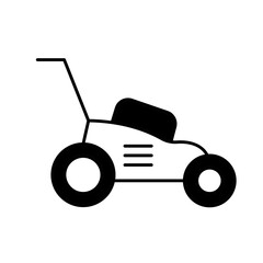 Gardening machine Color Vector Icon which can easily modify
