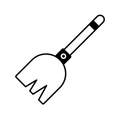 Obraz premium gardening broom Color Vector Icon which can easily modify 