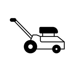 Gardening machine Color Vector Icon which can easily modify

