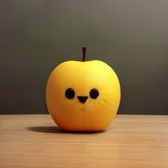Fruit with a cute face