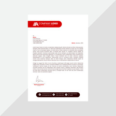 Letterhead template for a company that is fully editable

